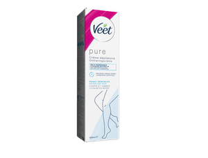Veet Pure Crème dépilatoire pour peaux sensibles – Jambes & Corps, 200ml | Veet