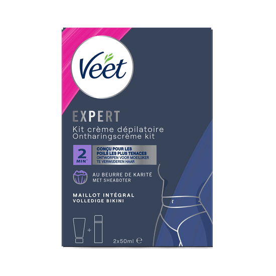 Veet Expert Kit Crème dépilatoire – Maillot, 2x50ml | Veet