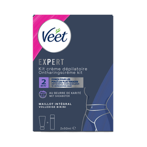 Veet Expert Kit Crème dépilatoire – Maillot, 2x50ml | Veet
