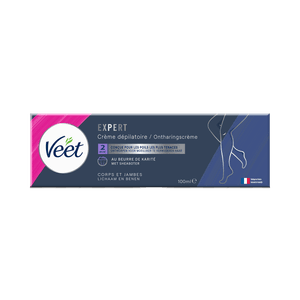 Veet Expert Crème dépilatoire – Jambes & Corps, 100ml | Veet
